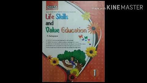 Class 1 ll  Moral Science ll  Revision of Lesson -1