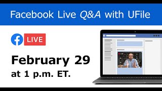 Facebook Live February 29, 2024