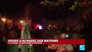 L'Algérie, championne d'Afrique : 