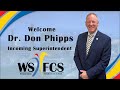 Welcome Dr. Don Phipps