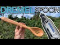 How to carve a wooden spoon with a dremel rotary tool