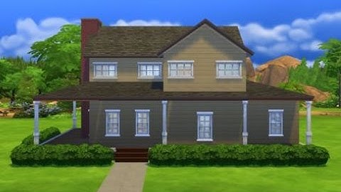 Sims 4 Speed Build Tiny House Northwest Craftsman Newcrest Lets Play