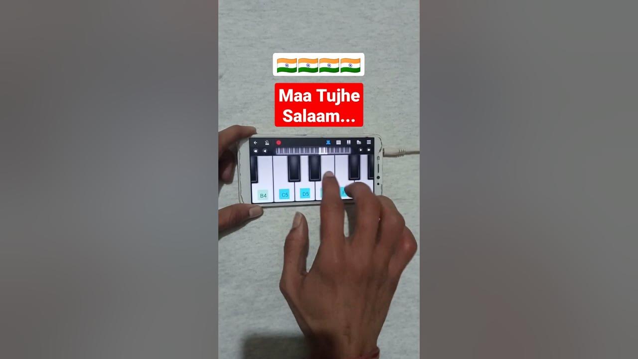 Maa Tujhe Salaam | Vande Mataram | Mehboob | Bharat Bala  Piano Tutorial Patriotic Deshbhakti Song