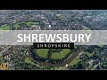 Shrewsbury town  shropshire 4k drone