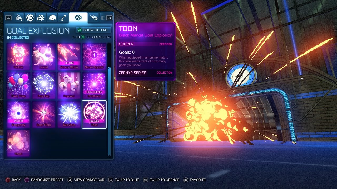 Toon l Rocket League Goal Explosion [2020 SHOWCASE] YouTube