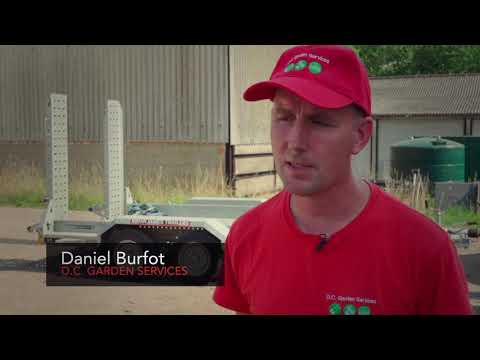Brian James Trailers Digger Plant 2 DC Garden Services Testimonial