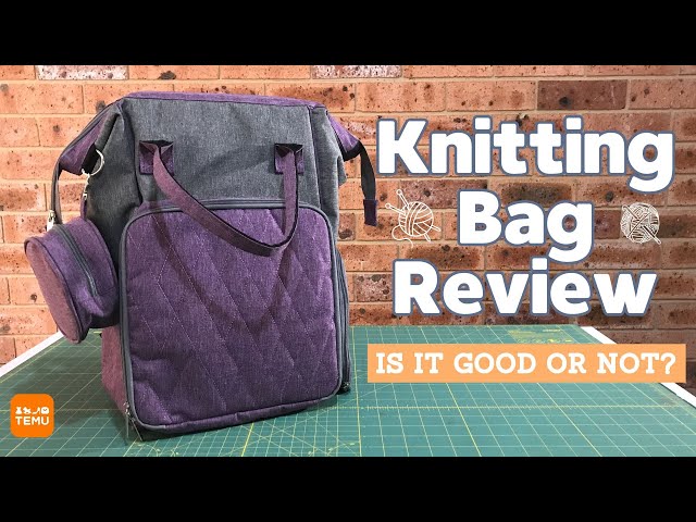 Our Temu Knitting & Crochet Craft Bag Review 