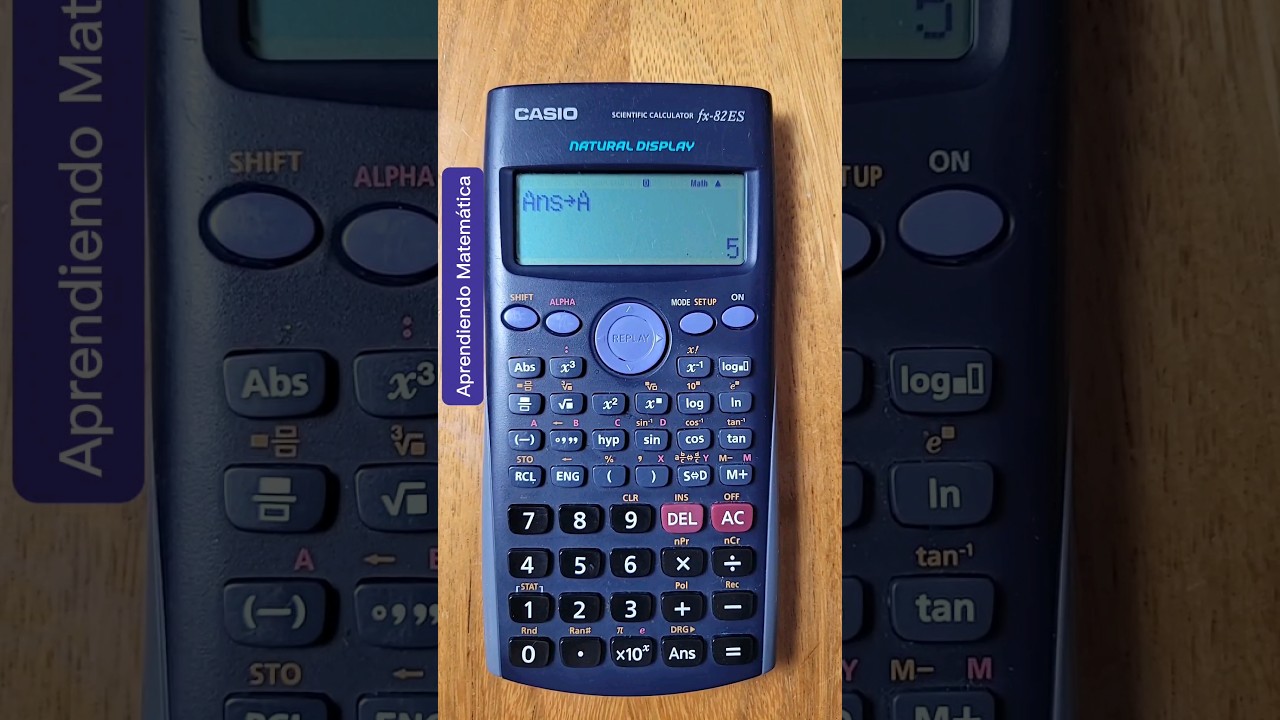 Cómo GUARDAR un NÚMERO en la MEMORIA de la CALCULADORA 🤔 |  tecla STO