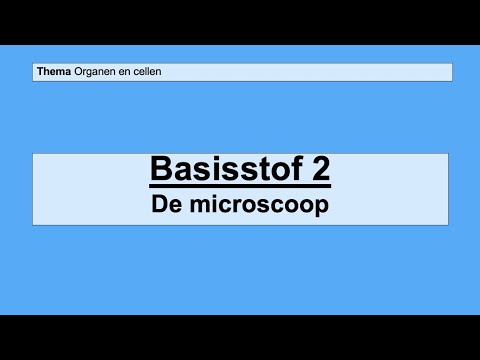 Basisstof 2 De microscoop