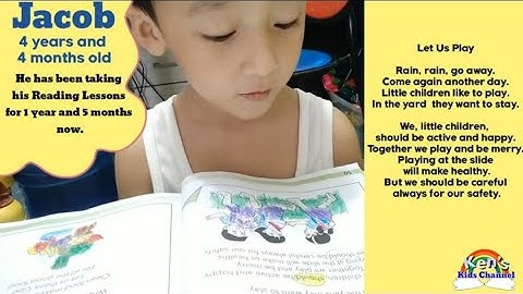 How to Teach Children to Read | Jacob Reading Stories Blends, Digraphs, Diphthongs and Sight Words