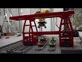 Lego train container terminal automated  by Arduino E17: finally moving some containers again