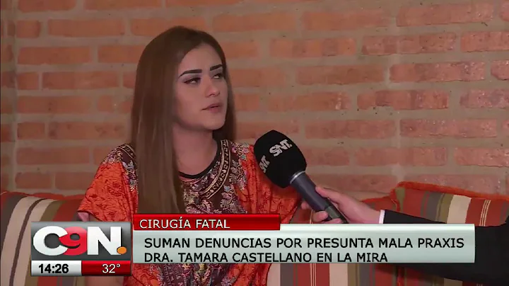 Suman denuncias contra la cirujana Tamara Castellano