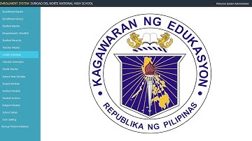 SHS Enrollment System using VB.Net + SQL Server 2016 + Crystal report