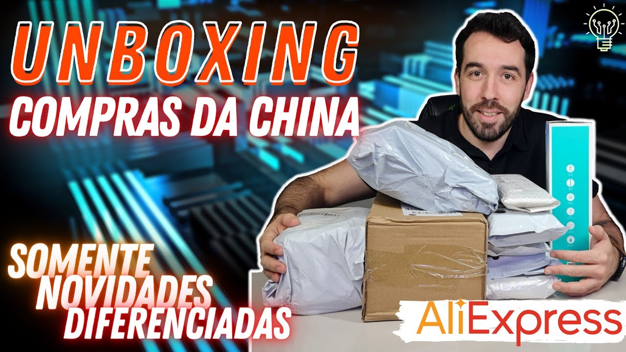 SUPER UNBOXING DE IMPORTADOS - produtos de tecnologia - Compras da China no Aliexpress