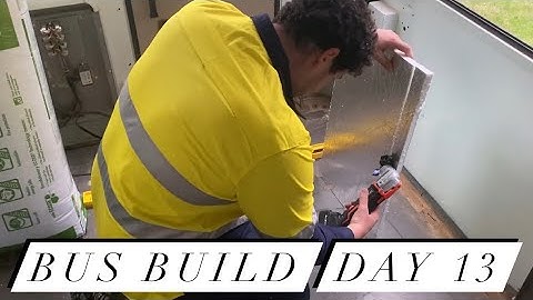 Day 13 of converting our Mitsubishi Rosa bus into a home! Insulating the roof continued!