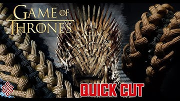 How to Make the Game of Thrones Paracord Bracelet Tutorial Quick Cut