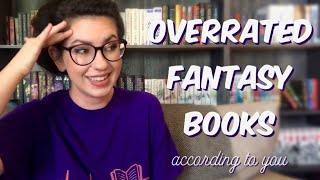 OVERRATED FANTASY BOOKS