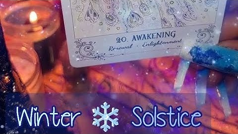 ❄️ Winter  Solstice ❄️ State of Harvest 💯 #oraclereadingoftheday #wintersolstice #intuition #aware