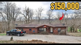 Log-Style Home on 1.75 Acres | Creek Access | Brown County OH