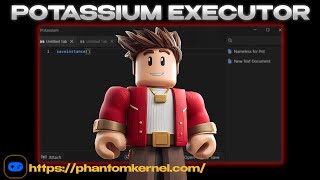 BEST Roblox Executor "Potassium" (99% UNC) - New Scripts Menu, Keyless, Byfron Bypass, Free Download