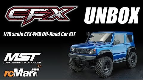 MST CMX J4 Pre-Painted Body 1/10 4WD Crawler RTR Car Kit Unbox!