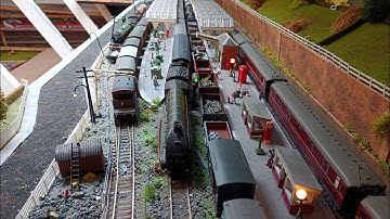 A grand tour of a huge OO gauge loft model train railway set