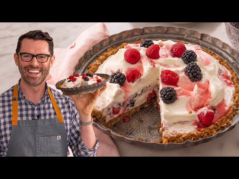 The BEST Berry Icebox Pie