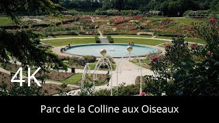 'Parc de la Colline aux Oiseaux' in Caen, Normandy, FR. Beautiful views and flowers in stunning 4K.