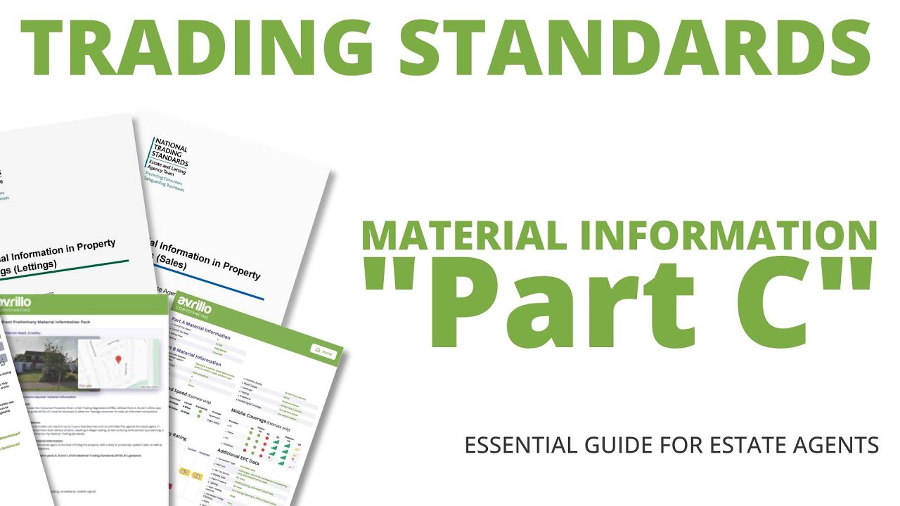 Trading Standards - Material Information "Part C"