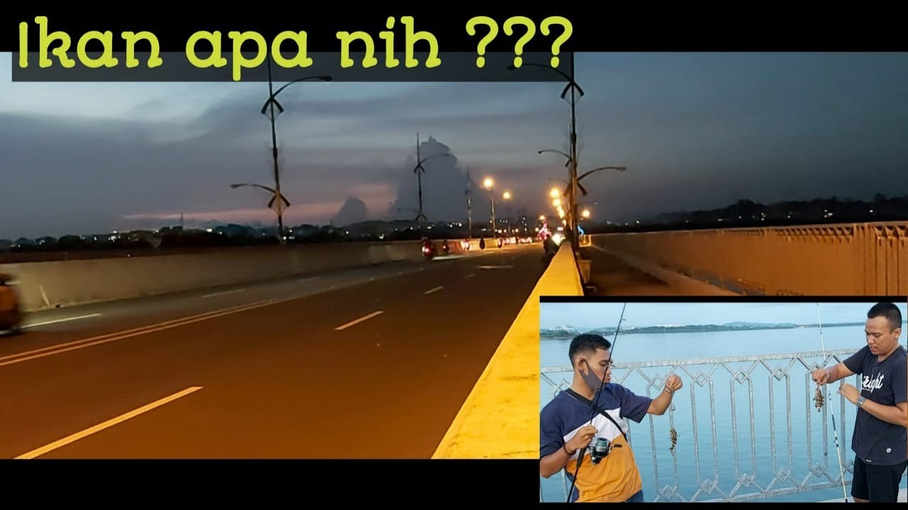 Maestro Joran || Mancing di jembatan Dompak Tanjungpinang!!!