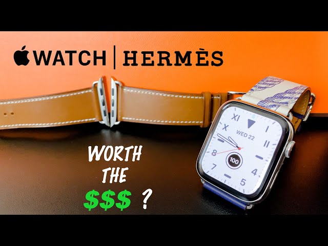 Apple Watch Hermes Single Tour Leather Band Unboxing & Review