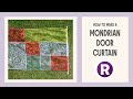 DIY Mondrian Door Curtain | How to Sew a Bojagi Patchwork Hanging for Your Home