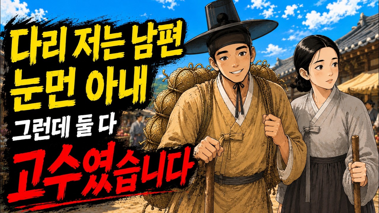 가짜 바보 부부, 알고 보니 세도가를 벌벌 떨게 한 조선 최고의 검객과 정보상이었습니다 | 야담 민담 옛날이야기 오디오북 수면동화 전설 설화