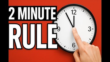Stop Procrastinating! How the 2-Minute Rule Will Change Your Life (Best Productivity Hack)