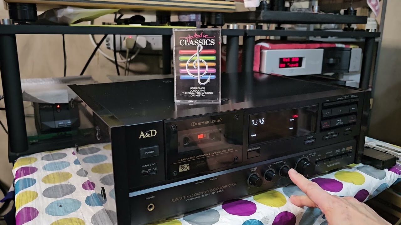 A&D GX-Z9100 cassette deck Test - YouTube