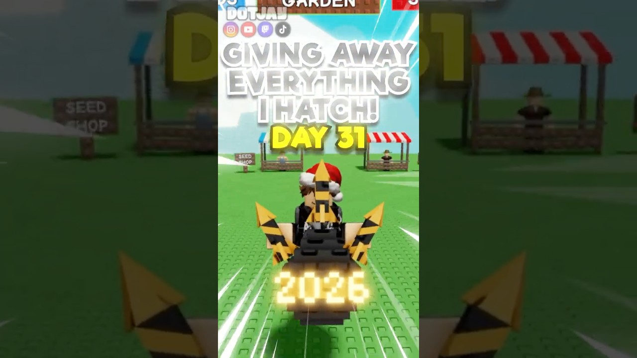 DAY 31 FREE PETS GIVEAWAY 🔥😲 | #growagarden #giveaway #roblox