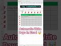 Excel typed 35 days in 1 second 😳 Excel Secret! #excel #exceltips #viral