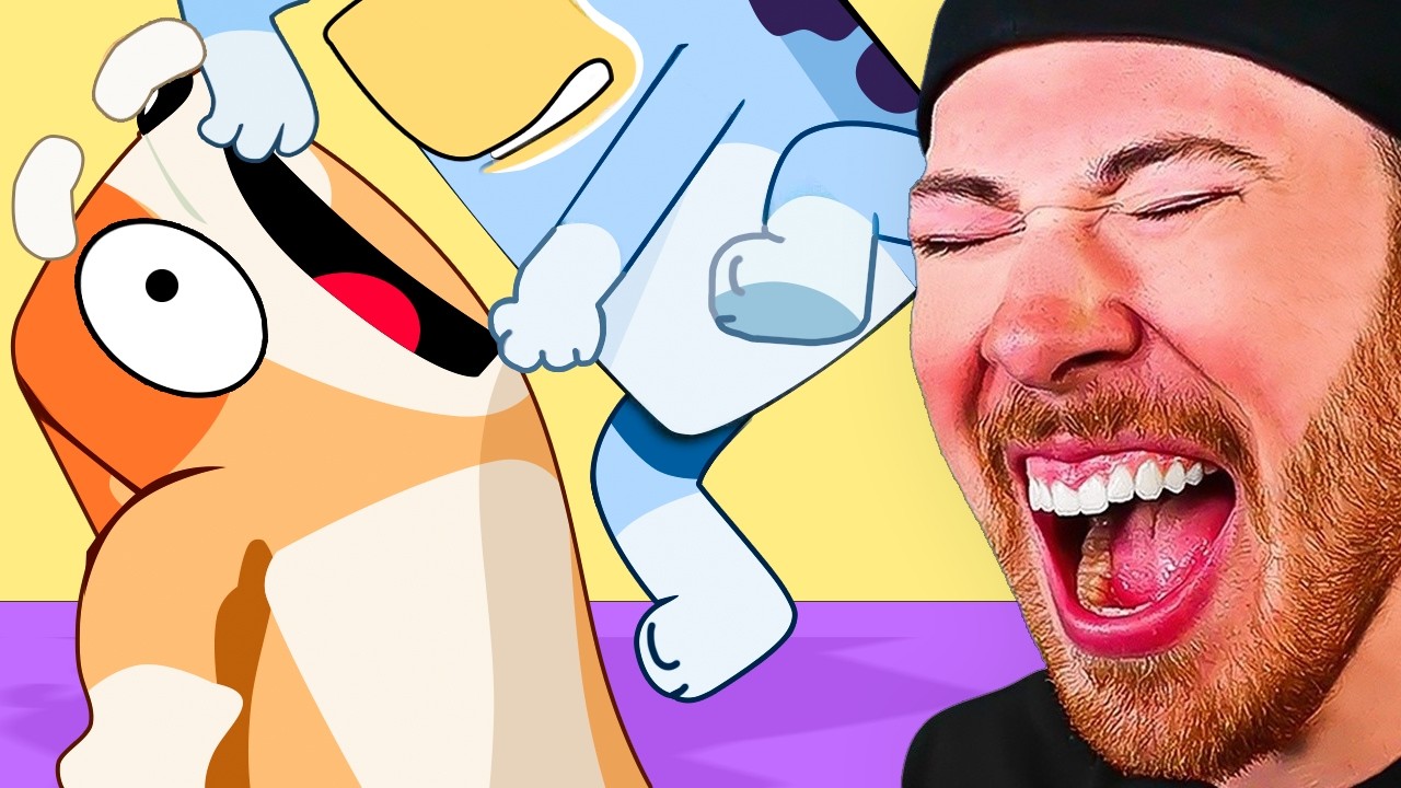 Bluey Do Not LAUGH CHALLENGE (FUNNY ANIMATIONS)