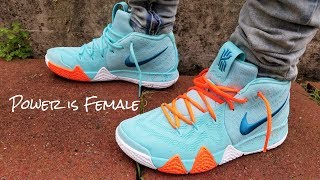 kyrie 4 power is female on feet