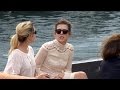 EXCLUSIVE : Charlotte Casiraghi arriving in boat at Port Canto in Cannes