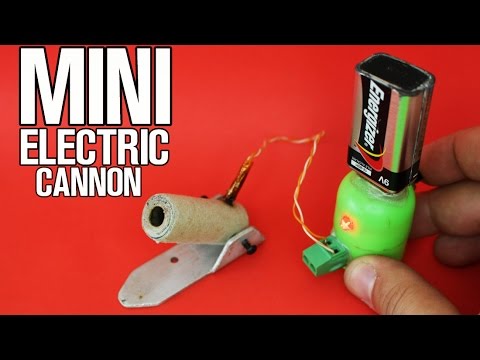 How To Make Mini Electric Cannon