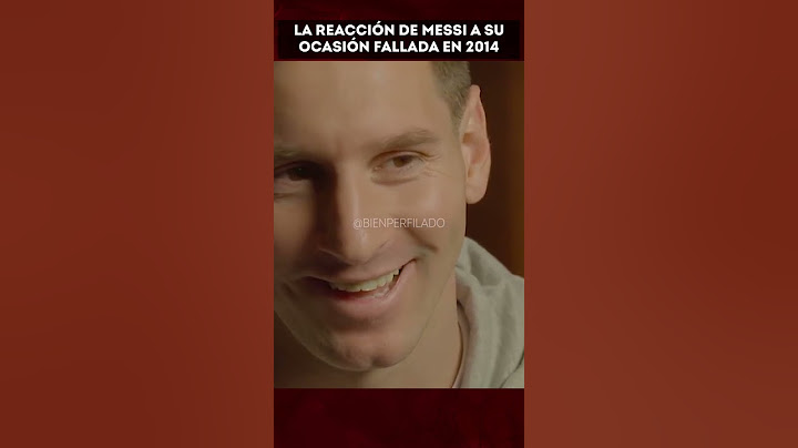 Messi REACCIONA a la final del MUNDIAL 2014 💔