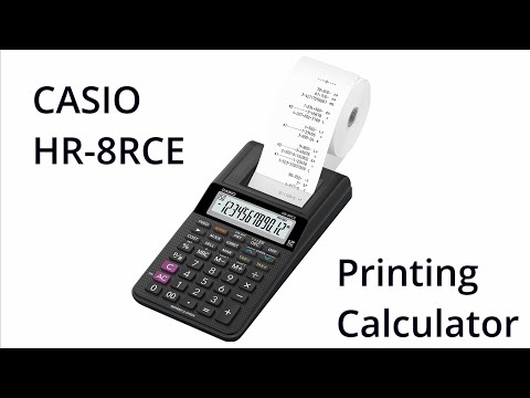 Casio HR-8RCE Printing Calculator