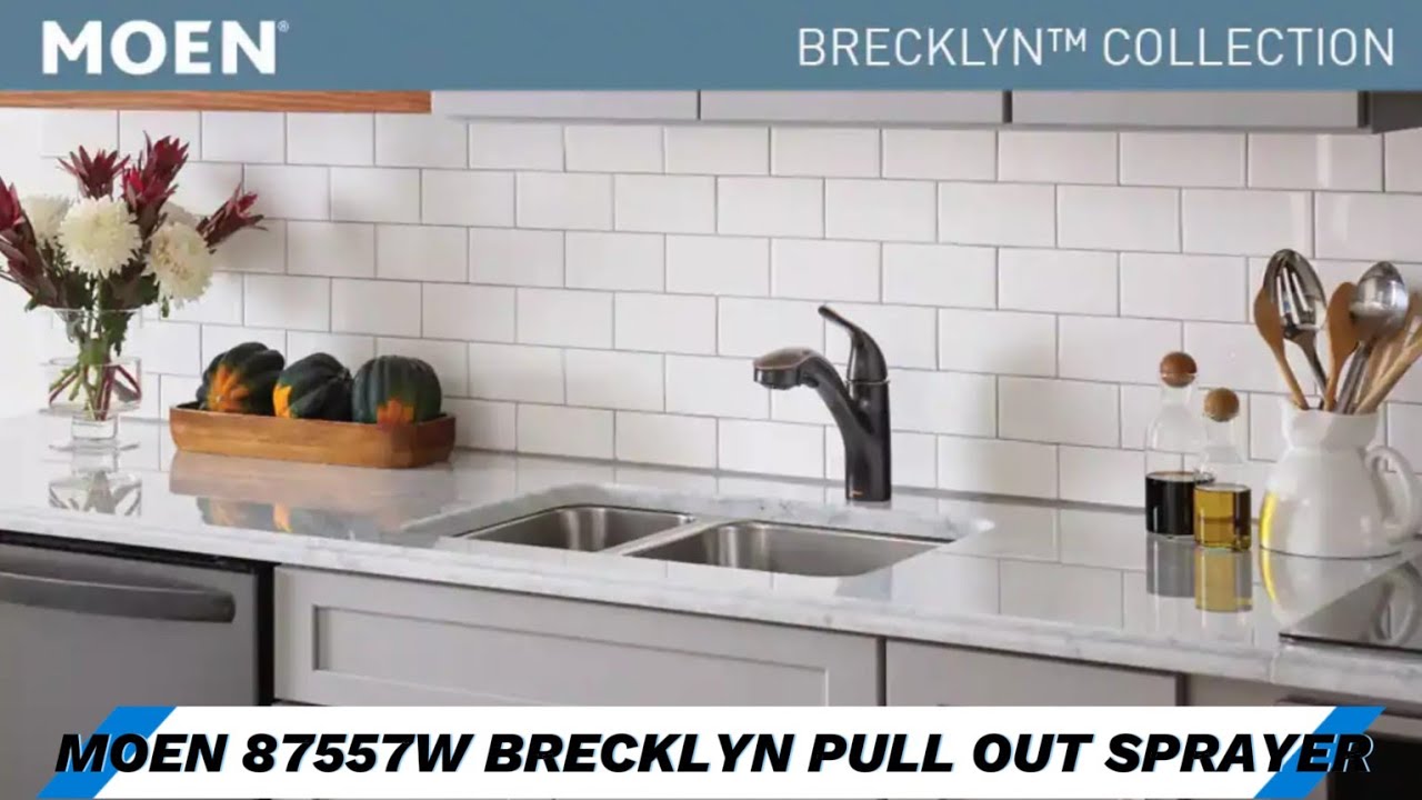 Moen Brecklyn Pull-Out Sprayer: Goodbye Messy Dishes !
