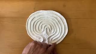 Meditation with a finger labyrinth