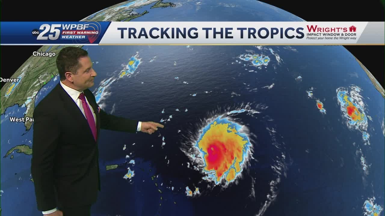 Hurricane Lee, the latest track