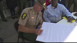 State Police and Peoria NAACP chapter join forces to adopt principles for relationships, community p