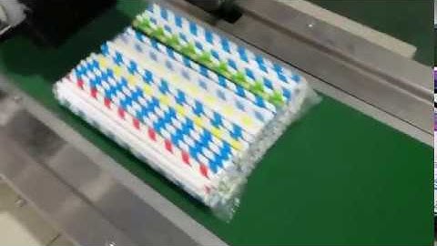 6mm group paper straw automatic counting packing machine