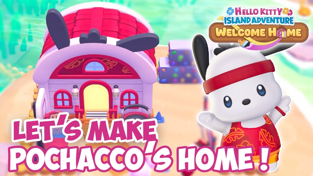 How to build Pochacco's home in Hello Kitty Island Adventure