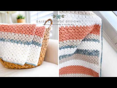 Baby Girl Crochet Blanket Pattern - Daisy Cottage Designs